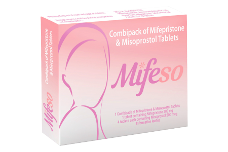 Mifeso Mifepristone &amp; misoprostol tablets
